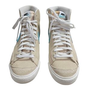 Nike Men's Blazer Mid 77 FJ4414-200 Desert Ore/Light Aqua Unisex